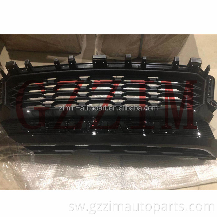 Sehemu za gari Grille ABS Plastiki ya mbele ya Grille Colorado S10 2022